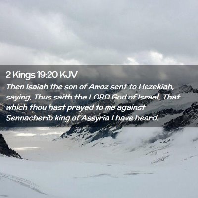 2 Kings 19:20 KJV Free Bible Images