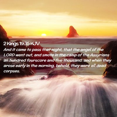 2 Kings 19:35 KJV Free Bible Images