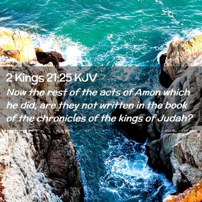 2 Kings 21:25 KJV Free Bible Images