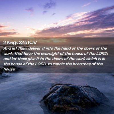 2 Kings 22:5 KJV Free Bible Images