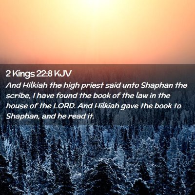 2 Kings 22:8 KJV Free Bible Images