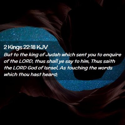 2 Kings 22:18 KJV Free Bible Images