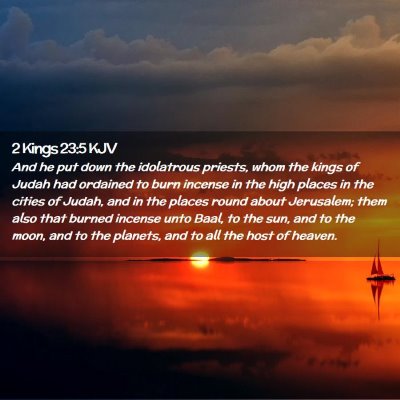 2 Kings 23:5 KJV Free Bible Images