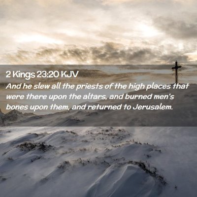 2 Kings 23:20 KJV Free Bible Images