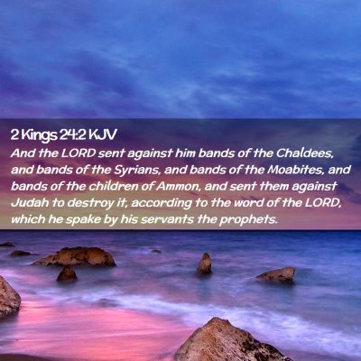 2 Kings 24:2 KJV Free Bible Images