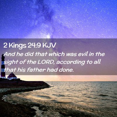 2 Kings 24:9 KJV Free Bible Images