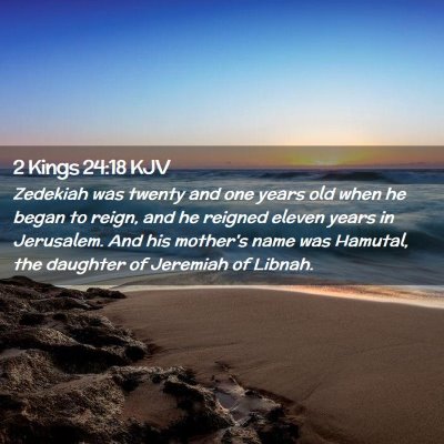 2 Kings 24:18 KJV Free Bible Images