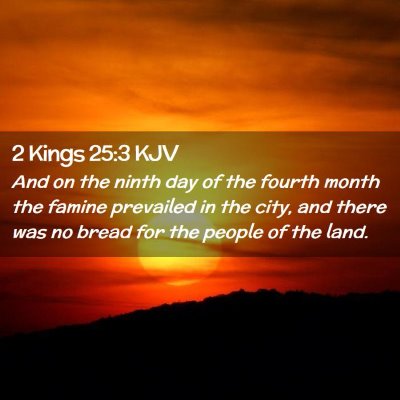 2 Kings 25:3 KJV Free Bible Images