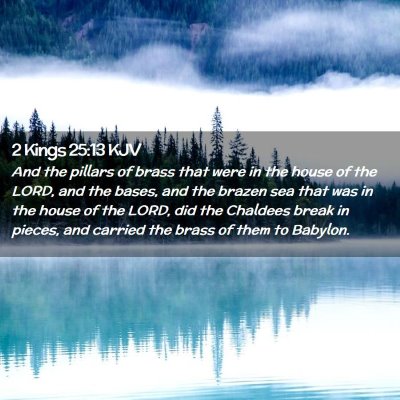 2 Kings 25:13 KJV Free Bible Images