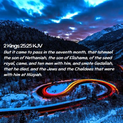 2 Kings 25:25 KJV Free Bible Images