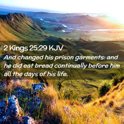 2 Kings 25:29 KJV Free Bible Images