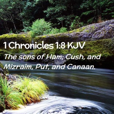 1 Chronicles 1:8 KJV Free Bible Images