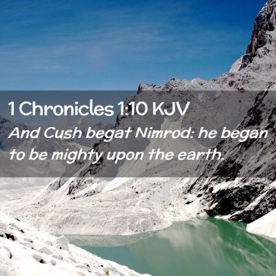 1 Chronicles 1:10 KJV Free Bible Images