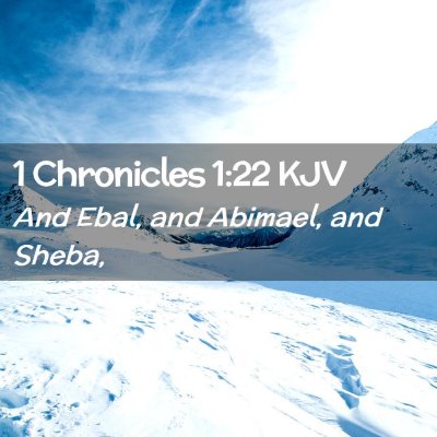 1 Chronicles 1:22 KJV Free Bible Images