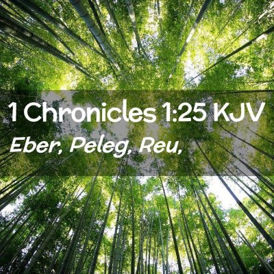 1 Chronicles 1:25 KJV Free Bible Images