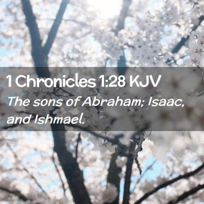 1 Chronicles 1:28 KJV Free Bible Images