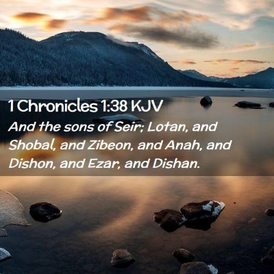 1 Chronicles 1:38 KJV Free Bible Images