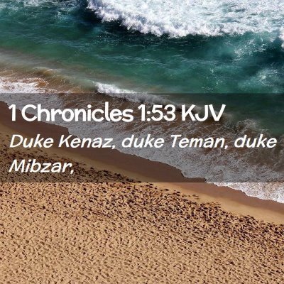 1 Chronicles 1:53 KJV Free Bible Images