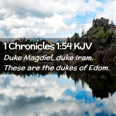 1 Chronicles 1:54 KJV Free Bible Images