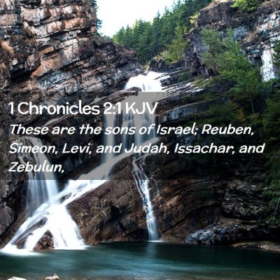 1 Chronicles 2:1 KJV Free Bible Images