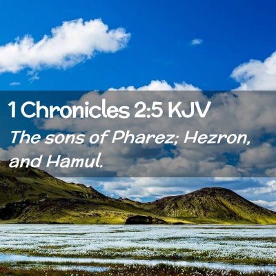 1 Chronicles 2:5 KJV Free Bible Images