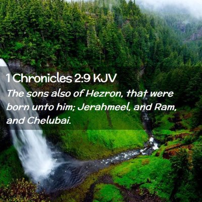 1 Chronicles 2:9 KJV Free Bible Images