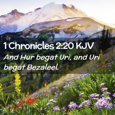 1 Chronicles 2:20 KJV Free Bible Images