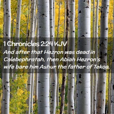 1 Chronicles 2:24 KJV Free Bible Images