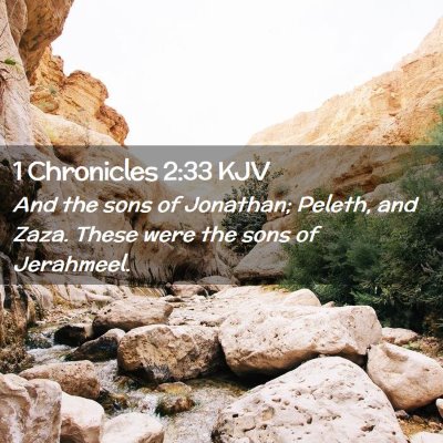 1 Chronicles 2:33 KJV Free Bible Images