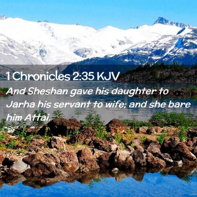 1 Chronicles 2:35 KJV Free Bible Images