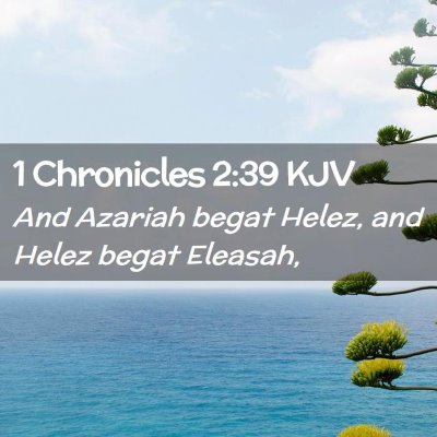 1 Chronicles 2:39 KJV Free Bible Images