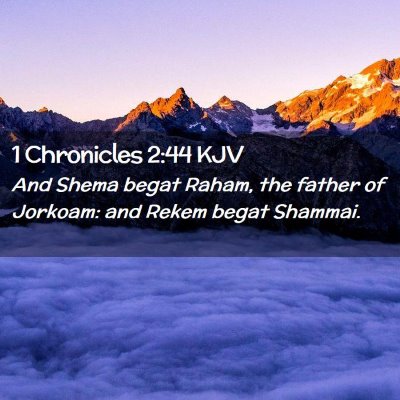 1 Chronicles 2:44 KJV Free Bible Images