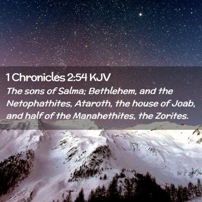 1 Chronicles 2:54 KJV Free Bible Images