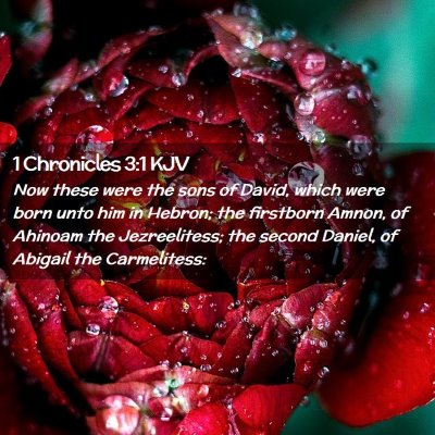 1 Chronicles 3:1 KJV Free Bible Images