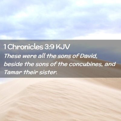 1 Chronicles 3:9 KJV Free Bible Images