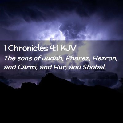 1 Chronicles 4:1 KJV Free Bible Images