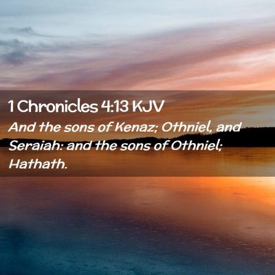 1 Chronicles 4:13 KJV Free Bible Images