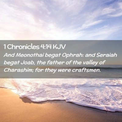 1 Chronicles 4:14 KJV Free Bible Images