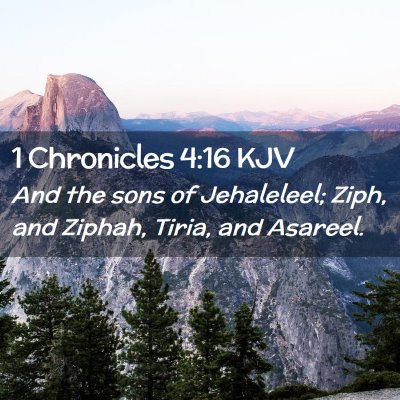 1 Chronicles 4:16 KJV Free Bible Images