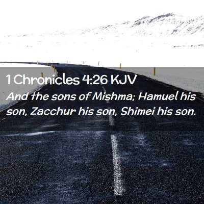 1 Chronicles 4:26 KJV Free Bible Images