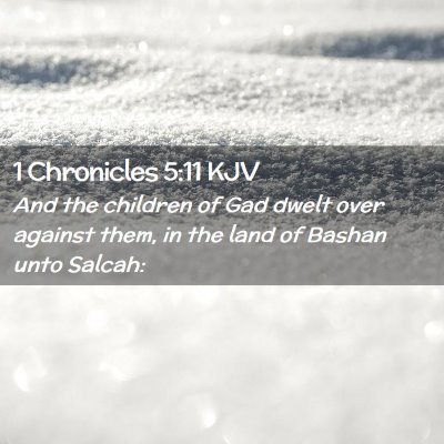 1 Chronicles 5:11 KJV Free Bible Images