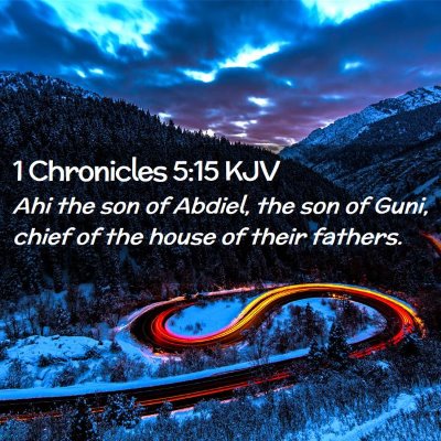 1 Chronicles 5:15 KJV Free Bible Images