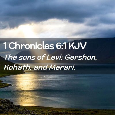 1 Chronicles 6:1 KJV Free Bible Images