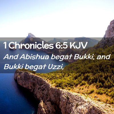 1 Chronicles 6:5 KJV Free Bible Images