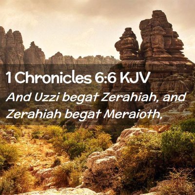 1 Chronicles 6:6 KJV Free Bible Images