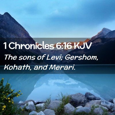 1 Chronicles 6:16 KJV Free Bible Images