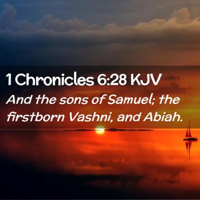 1 Chronicles 6:28 KJV Free Bible Images