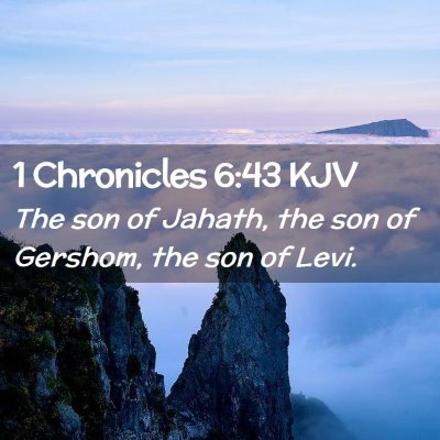 1 Chronicles 6:43 KJV Free Bible Images