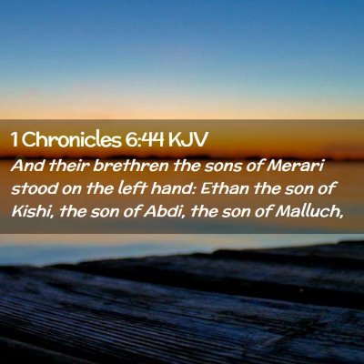 1 Chronicles 6:44 KJV Free Bible Images