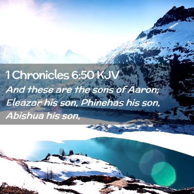 1 Chronicles 6:50 KJV Free Bible Images